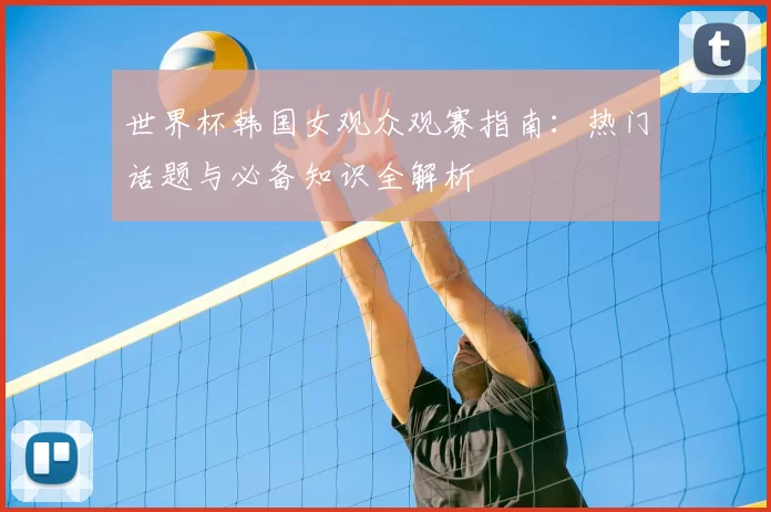 世界杯韩国女观众观赛指南：热门话题与必备知识全解析