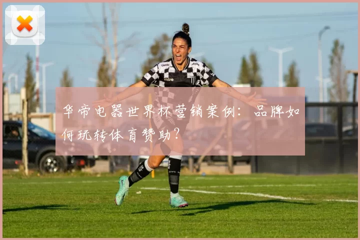 华帝电器世界杯营销案例：品牌如何玩转体育赞助？